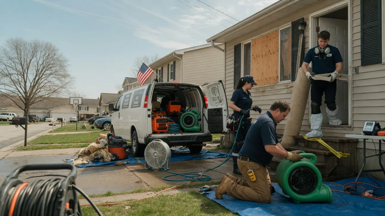Water Damage Restoration in Happy, TX near me